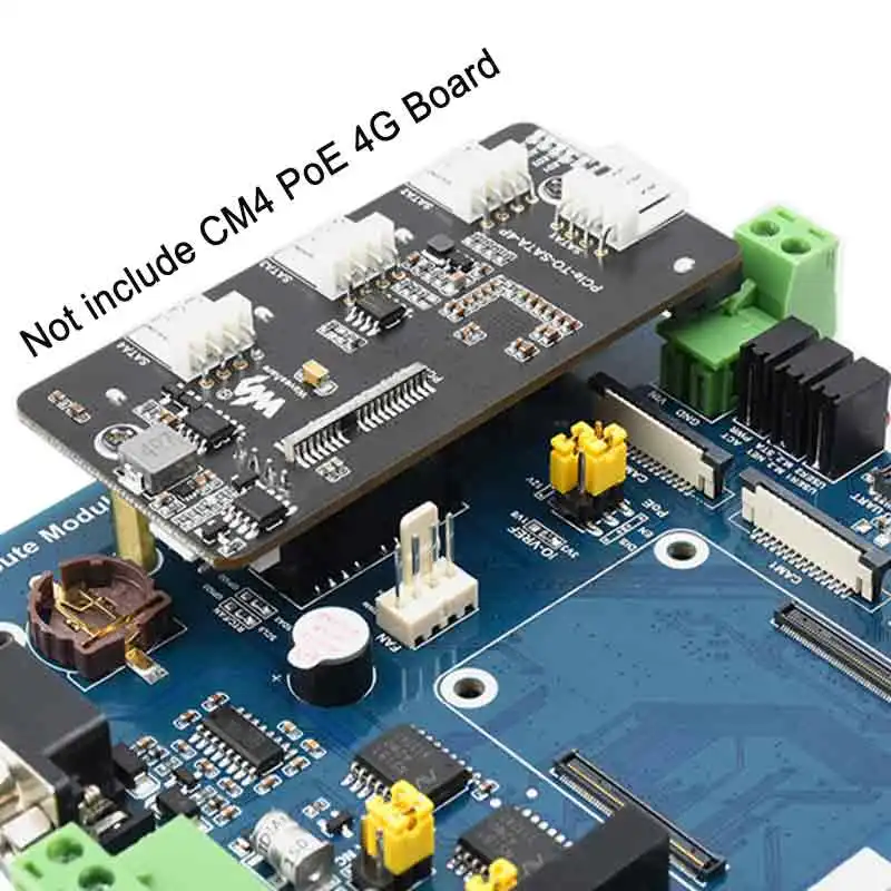 Imagem -06 - Raspberry pi Pcie para Placa de Expansão Sata Pci-e 4-way Sata 3.0 Card 6gbps de Alta Velocidade Sata Cm4