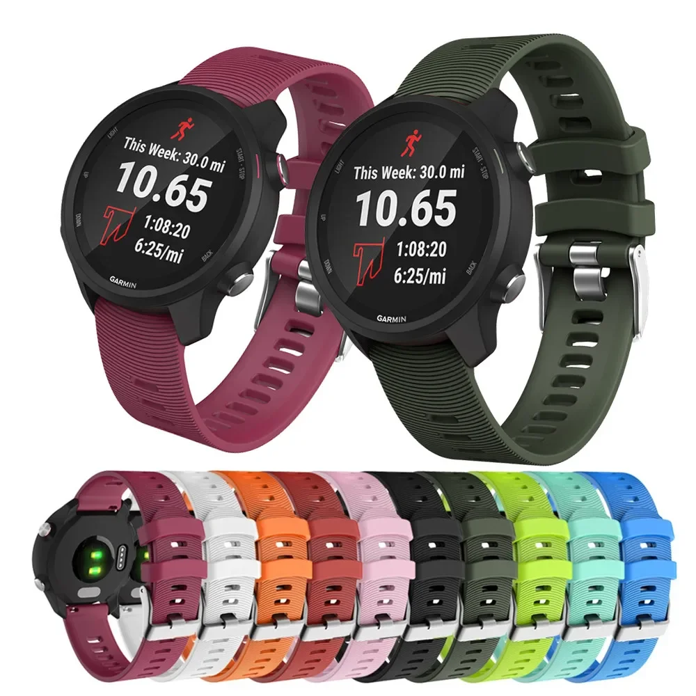 Sport Silikon armband Uhren armband für Garmin Forerunner245 245m vivoactive3 venu Ersatz armband