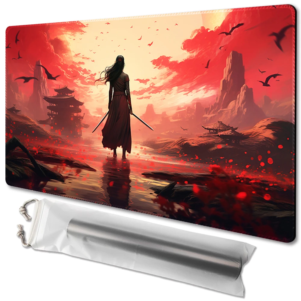 

sunset- Board Game TCG Playmat Table Mat Game Size 60X35 CM Mousepad Compatible for MTG CCG