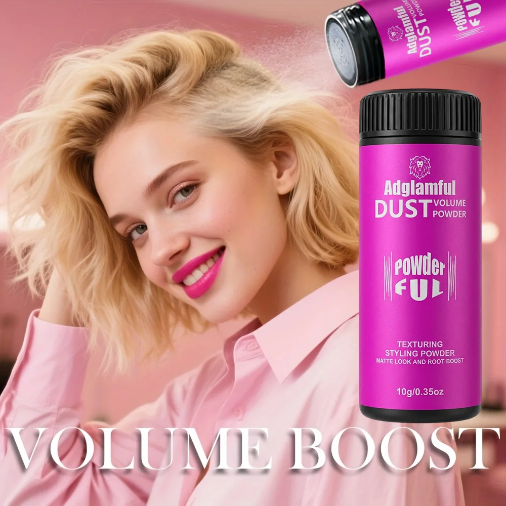Adglamful 10g Hair Volumizing Powder Oil Control Breathable Lightweight Fluffy Powder for Roots Lift & Long Lasting Texture view 2