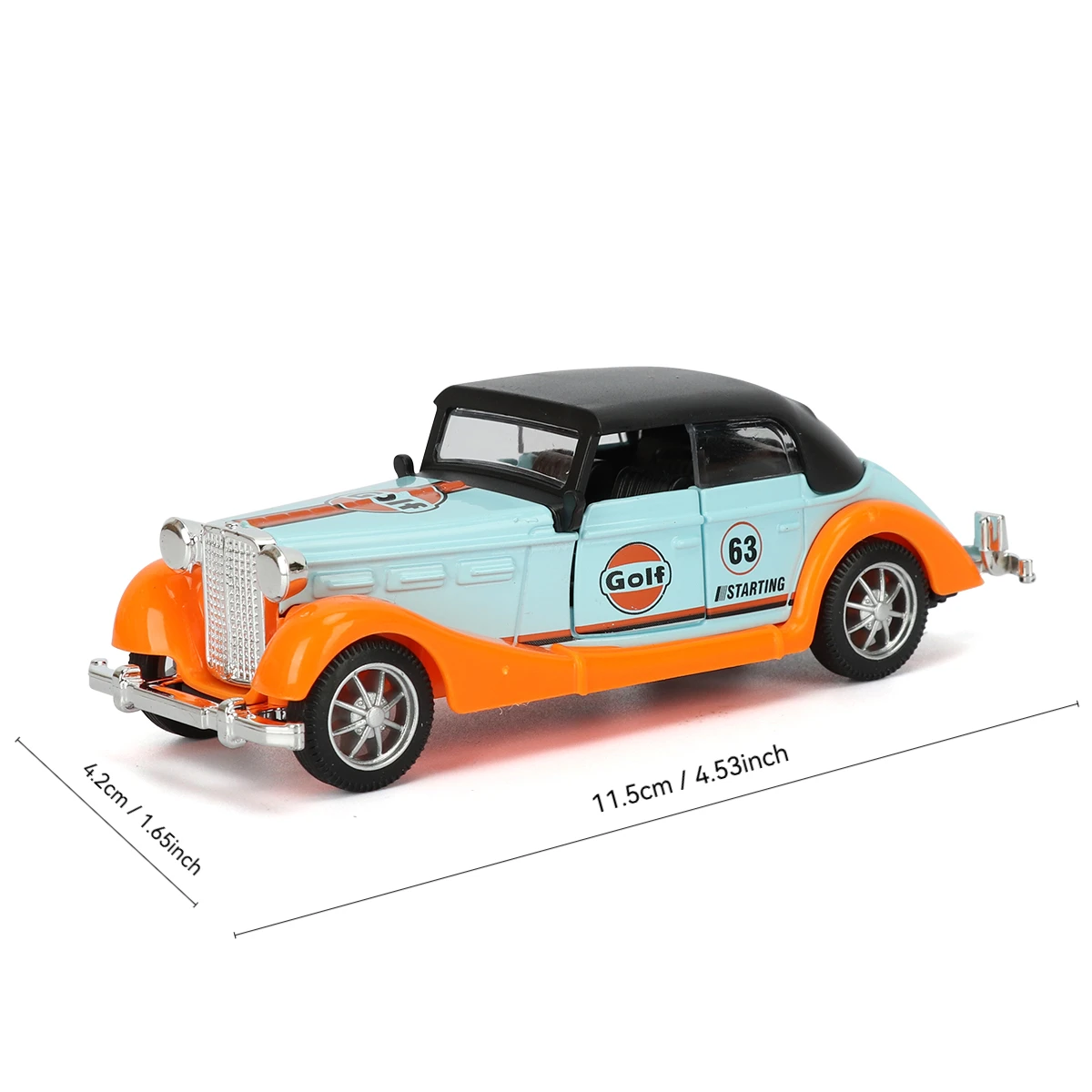 Modelo de coche clásico de aleación 1:36, adornos de coche de juguete para niños, modelo de coche extraíble, juguete para niño, juguete educativo fundido a presión