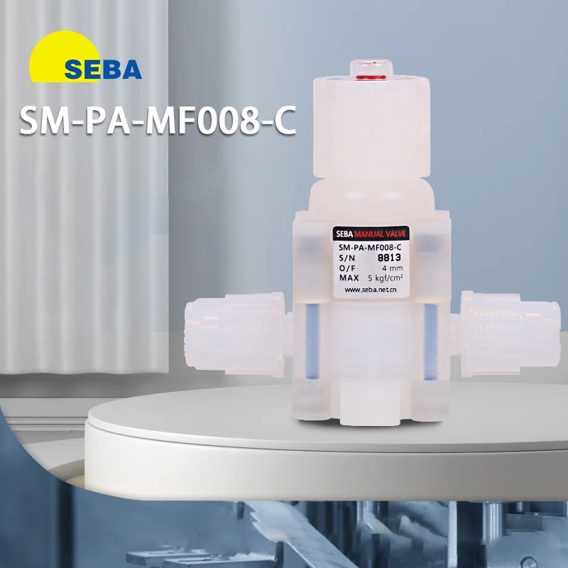 SEBA  Pneumatic diaphragm valve Manual valves SM-PA-MF008-C / MF010-C / MF015-C / MF020-C /  MF025-C