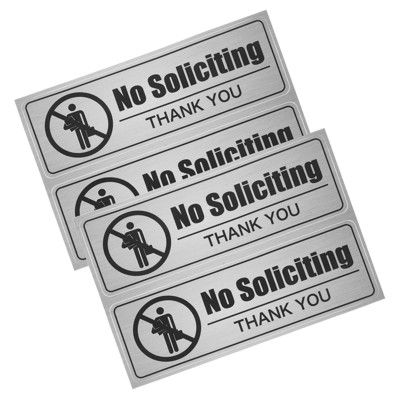 2 مجموعات لا علامة التماس PVC مانعة لتسرب الماء ذاتية اللصق باب جدار مدخل علامة تحذير للمنزل مكتب الاستخدام الداخلي في الهواء الطلق