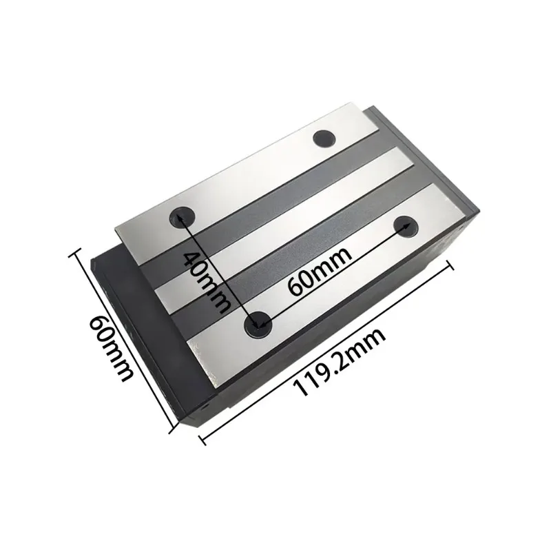 Linear Guide Rail Slider Block for Taiwan PMI MSA30LS MSA30 MSA30LSSSFC High Precision CNC Machine Parts for Industrial view 3