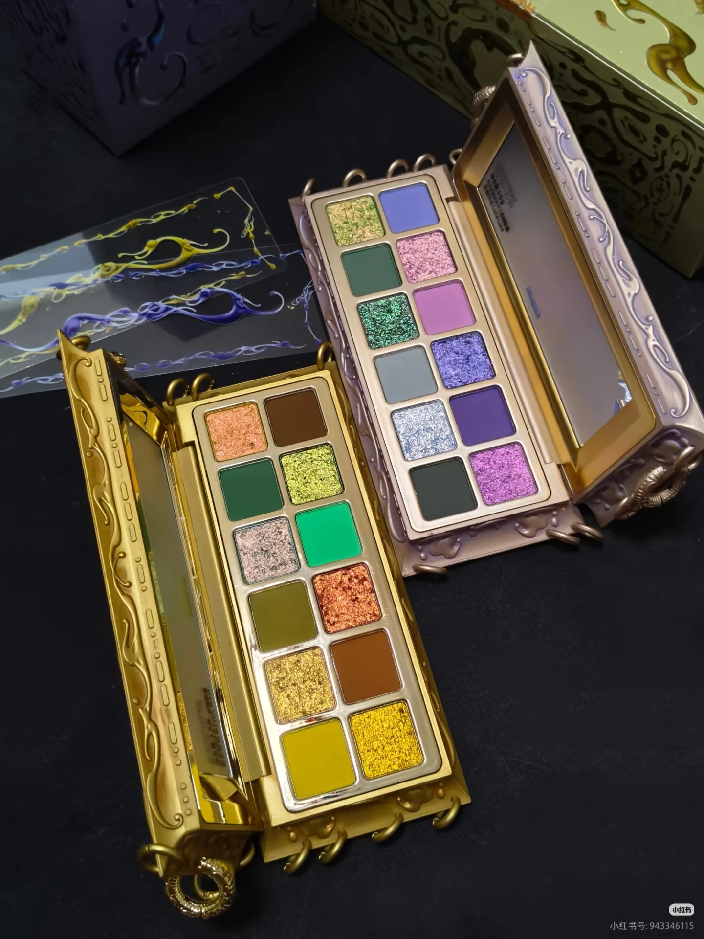 Palette de fards à paupières Sugarock Luna Lure 12 couleurs, fard à paupières scintillant, caméléon, mat, maquillage