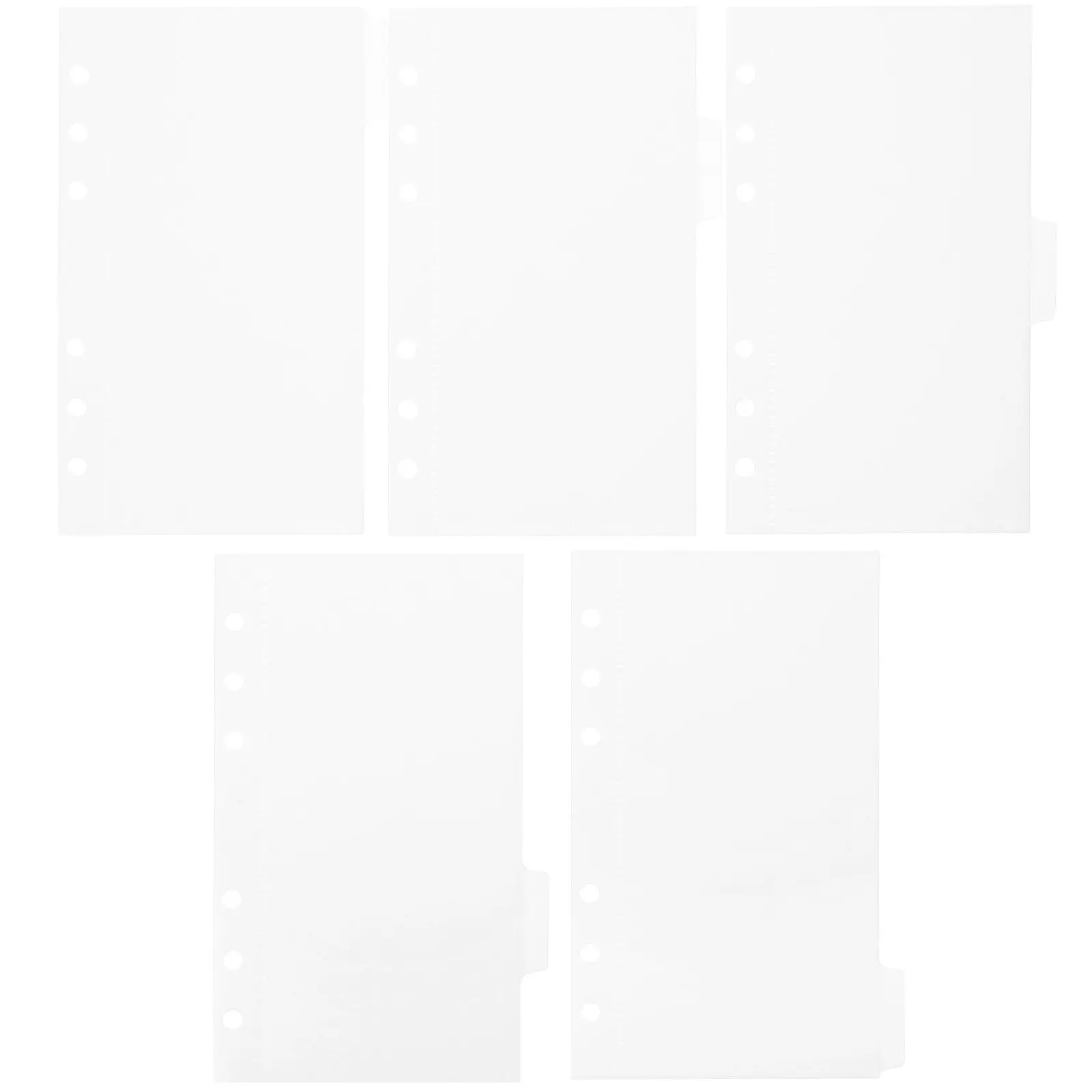 

5Pcs Budget Pocket Loose Leaf Insert Portable Multi-Use Binder Pocket Daily Use Budget Book Insert Supplies Binder Supply