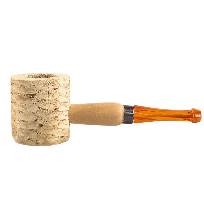 Disposable Corn Pipe Cigarette Tobacco Smoking Pipes Mouthpiece Cigar Cigarette Tobacco Pipe Smoke Mouthpiece