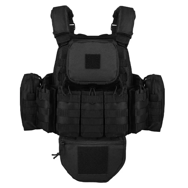 Durable Polyester Tactical Vest Bag Fashion Camouflage Multifunctional Outdoor Equipment Zipper Bag