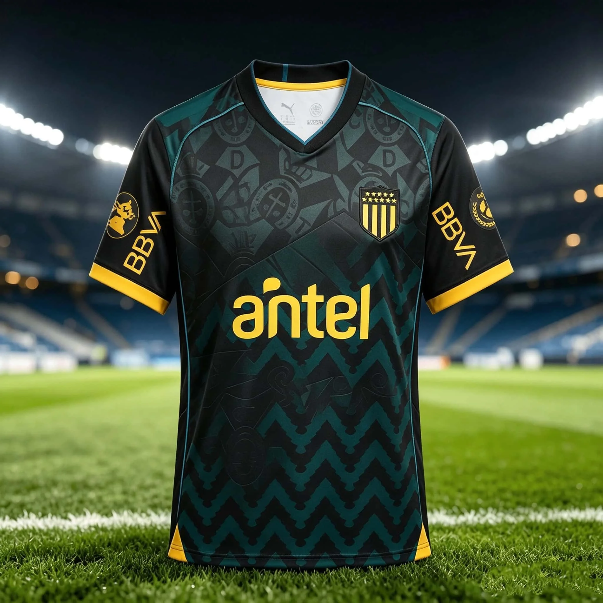 Neues 26-27 Atletico Penarol Heimtrikot Sommer Herren Damen Sport Atmungsaktives Schnelltrocknendes Shirt Y2K-Stil – Detail 4