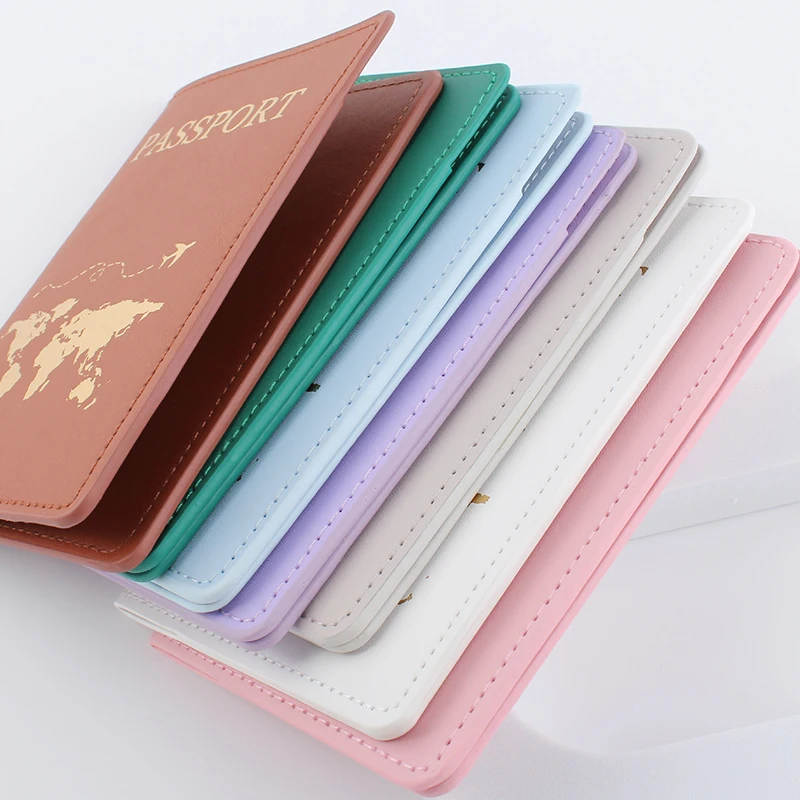 Paar Lijn Passport Cover Fashion Nieuwe Reizen Bankkaart Document Bag Pu Lederen Houder Liefhebbers Paspoorthouder Funda Pasaporte