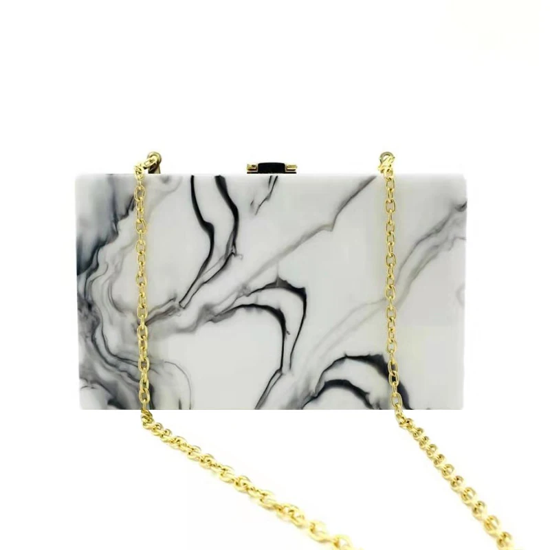 

Новый дизайнерский кошелек из Китая, мраморные узоры, сумки-клатчи с чернильным принтом, акриловый клатч, винтажная вечерняя сумка, мини-сумки-мессенджеры
