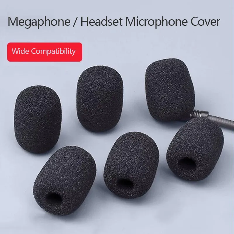 Little Bee Microphone Sponge Cover Microphone Protection Anti Spray Mask Amplifier Earphones Noise Reduction Cap Mic