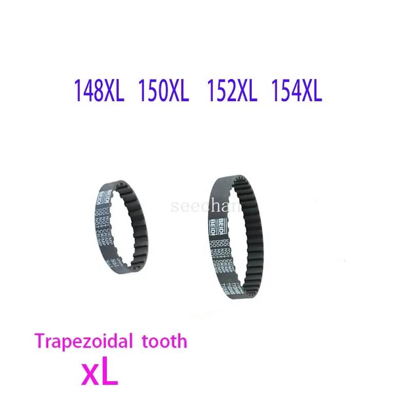 XL Timing Belt 148/150/152/154 Rubber Synchronous Belt 6/8/10/12.7/15/20 Width Closed Loop Toothed Transmisson Belt pitch 5.08mm