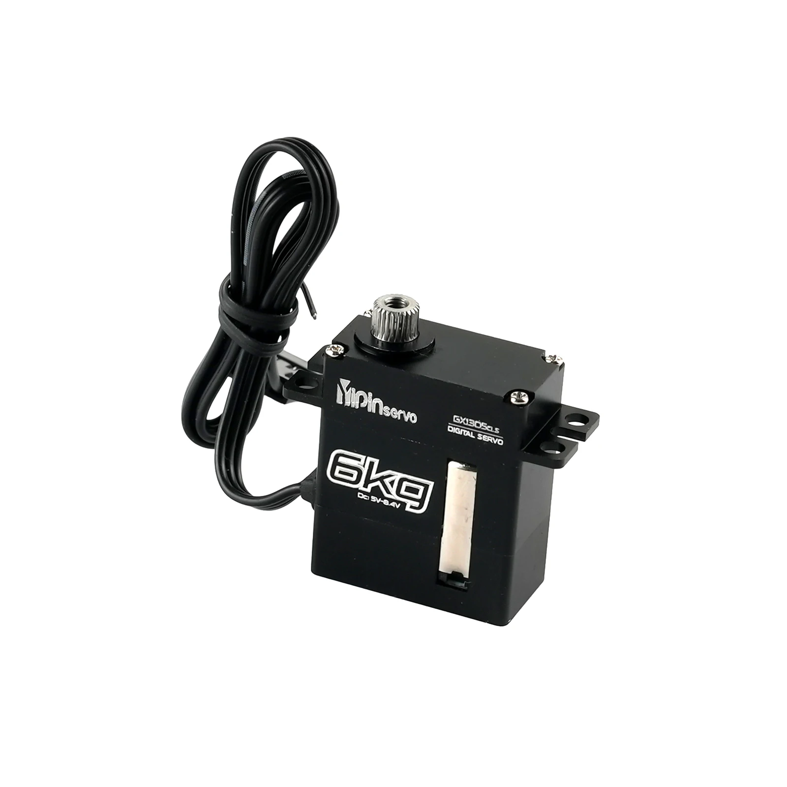 Silnik bezrdzeniowy Micro Digital Servo 6 kg, 180 stopni ° /270 °   Serwa z metalowymi przekładniami sterowanymi kątem, 1 szt./4 szt., części do samodzielnego montażu zabawek, do robotów/aut RC