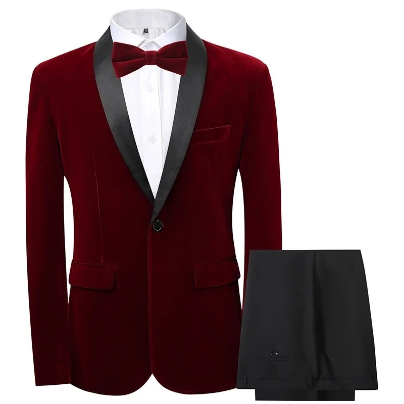 

Suit (Blazer+ Trousers) Men's Fashionable Business Embroidered Fruit Collar Formal Suit for Professional Wedding, High-end Suit
