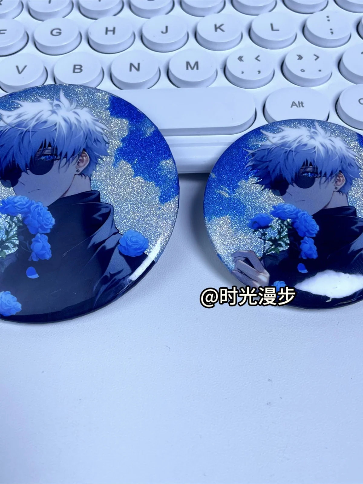 Anime Jujutsu Kaisen Satoru Gojo Cosplay Blue Enchantress Badge Decoration  Ambitus