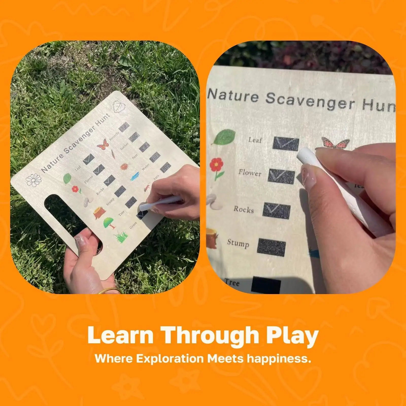 مجموعة ألعاب Hunt Journal Nature DIY Craft Kit لوازم تعلم الطبيعة التعليمية