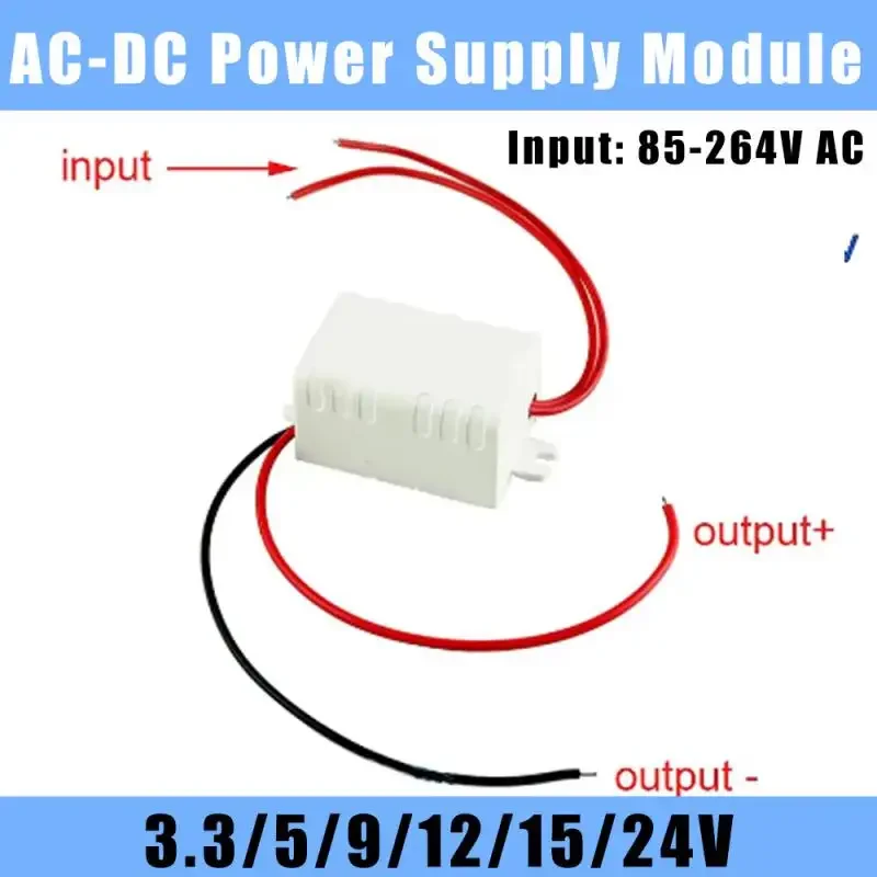 AC-DC Power Supply Switch Module AC110V 220V 230V To DC 3.3V 5V 9V 12V 15V 24V Converter 3W Led Isolated Voltage Stabilized