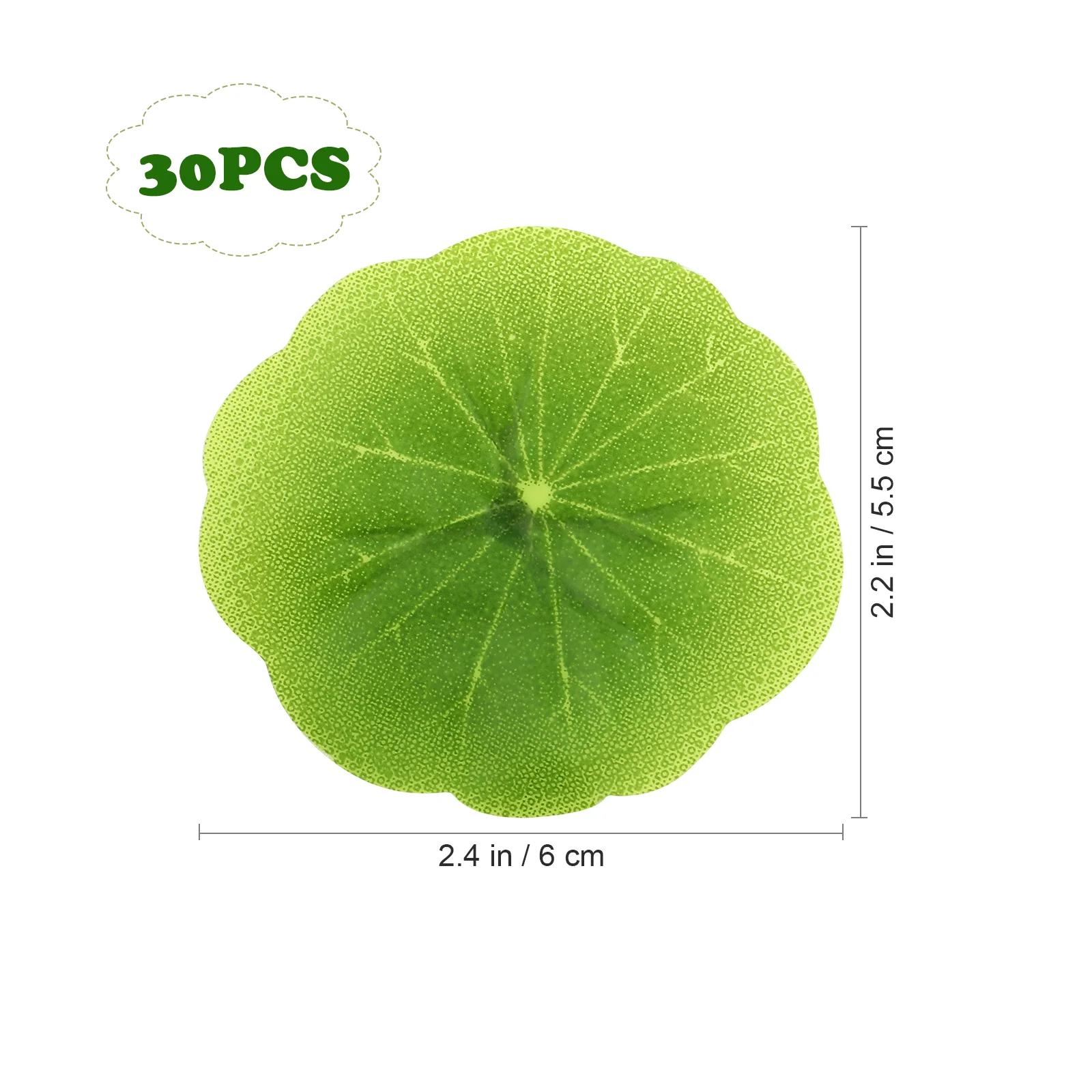 

30 PCS Realistic Artificial Lotus Leaves Pond Decorations Floating Lily Pads for Aquarium Garden Decorations Plastic Lily Pad