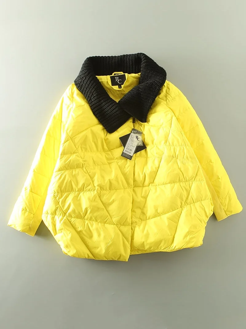 Abrigo de Plumón para Mujer, Estilo Chino, Cuello Alto, Abrigo de Invierno Cálido y Acolchado, Largo Regular