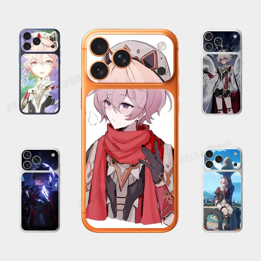 

Защитная декоративная наклейка Dahlia G-Genshin Impact Pretty Girl для задней панели iPhone 17 Pro/Pro Max