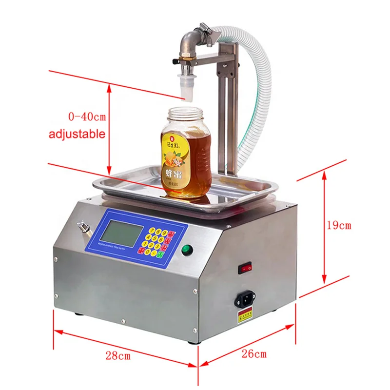 UPK-L15 Automatic Sub Filling Machine  Sesame Paste Edible Oil Glue Cosmetic Cream Viscous Honey Filling Machine