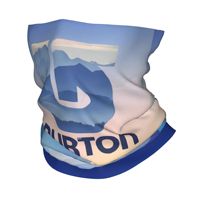 Custom B-Burtons Bandana Neck Warmer Women Men Winter Hiking Ski Scarf Gaiter Purple Mountain Face Cover