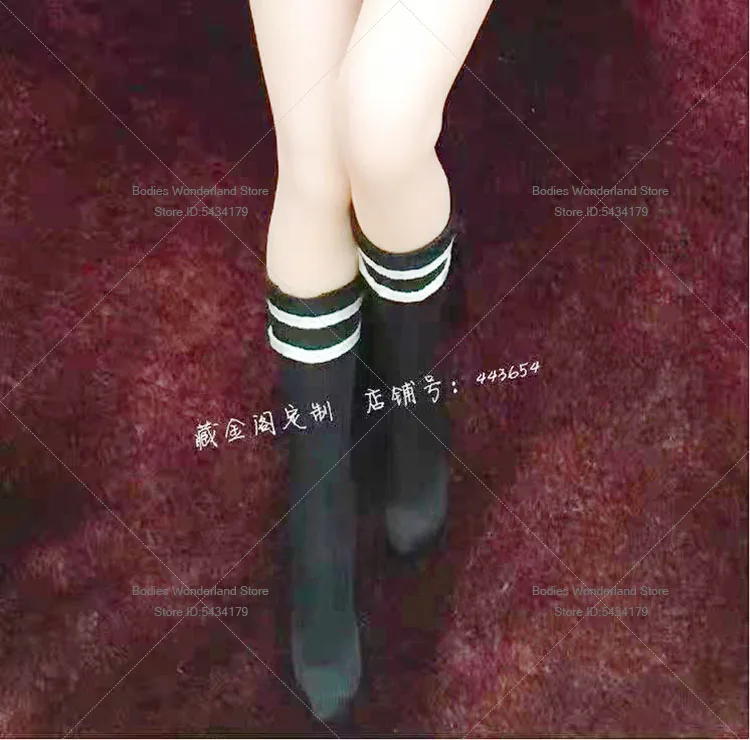 재고 있음 1/6 스케일 여성 군인 탄성 하이 튜브 양말 모델 액세서리 12인치 PH VERYCOOL JO 액션 피규어 인형용