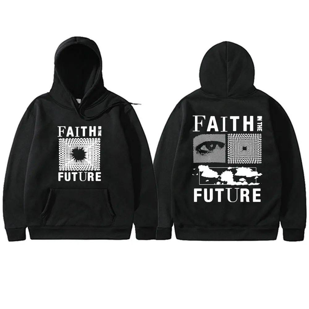 

Faith in The Future Concert Double Sided Graphic Hoodie Male Fashion Streetwear Men Women's Hip Hop Oversized Pullover Hoodies