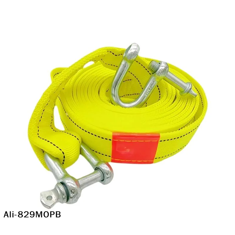 【P】4/5 Meter Tow Rope For Truck Snatch Strap Off-road Towing Ropes Trailer Winch Cable Belt Car Traction view 5