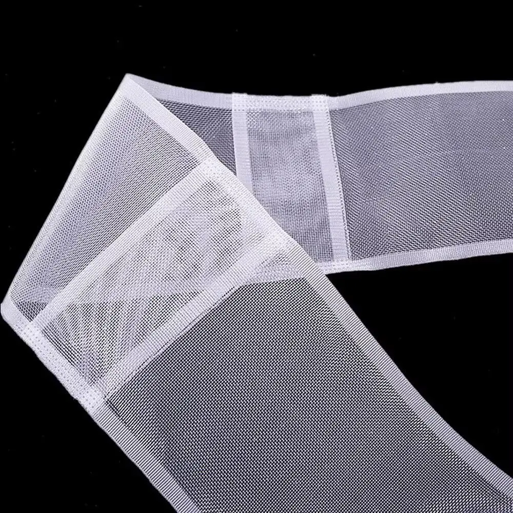 Nylon Curtain Heading Tape Curtain Edge Curtains Rod Pocket Pencil Pleat Transparent Rod Tape 3M Curtain Ribbon