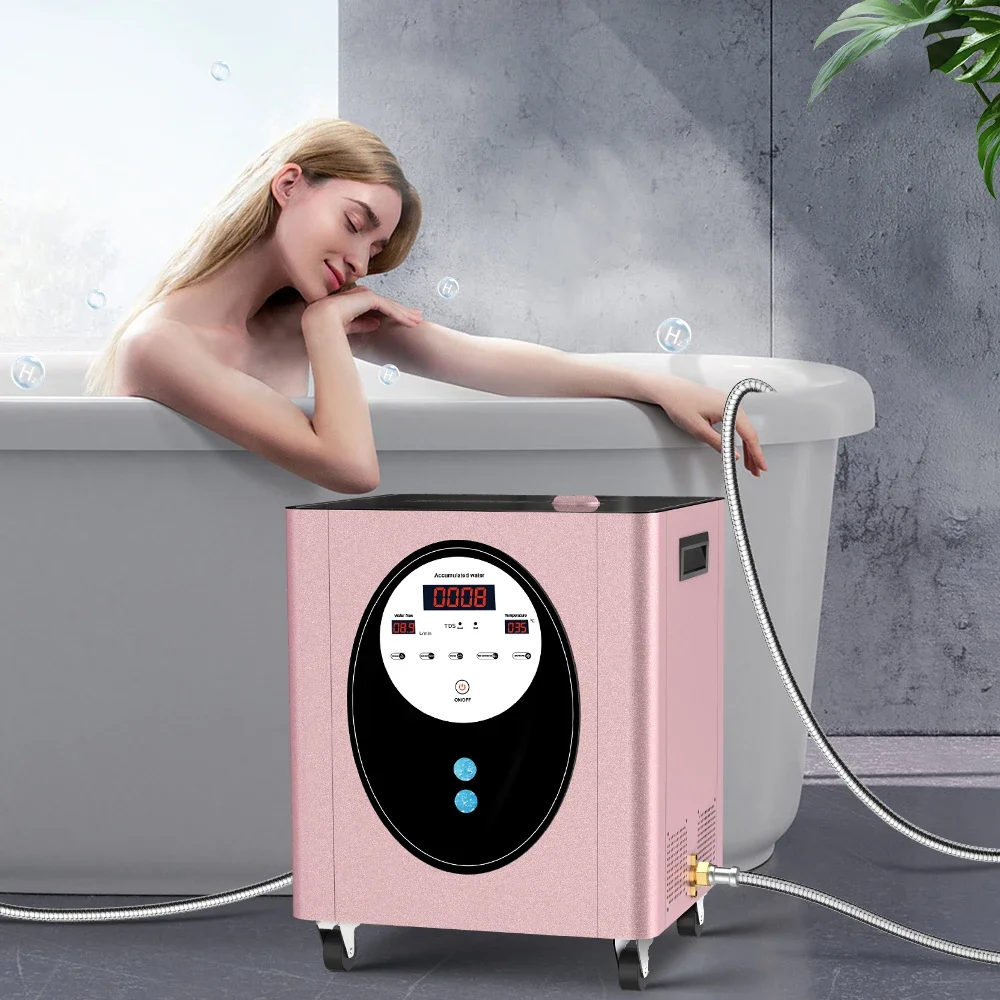 SPE Hydrogen Water Professional Hydrogen Water Shower Equipment Skin Health Care Acne Treatment 3800ppb Hydrogen Bath Machine