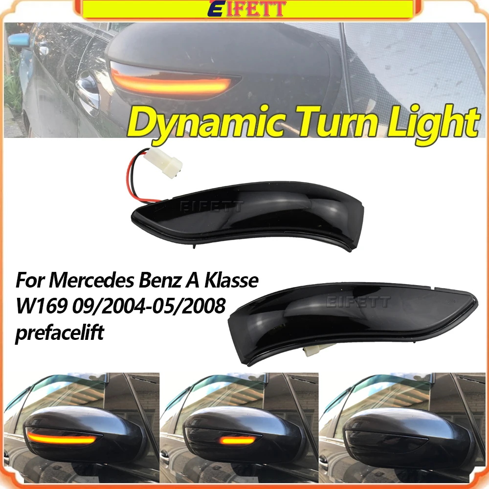 

LED Dynamic Turn Signal Sequential Blinker Side Mirror Indicator Light Fit For BMW 2 Series F45 F46 X1 F48 F49 2016-on X2