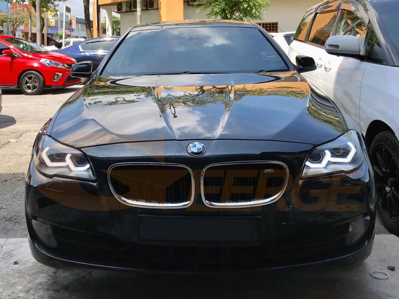 ل BMW 5 سلسلة G30 G31 F90 G38 F10 F11 F18 M5 ضوء النهار الترا برايت مفهوم M4 مبدع نمط LED عيون الملاك عدة خواتم هالة #4