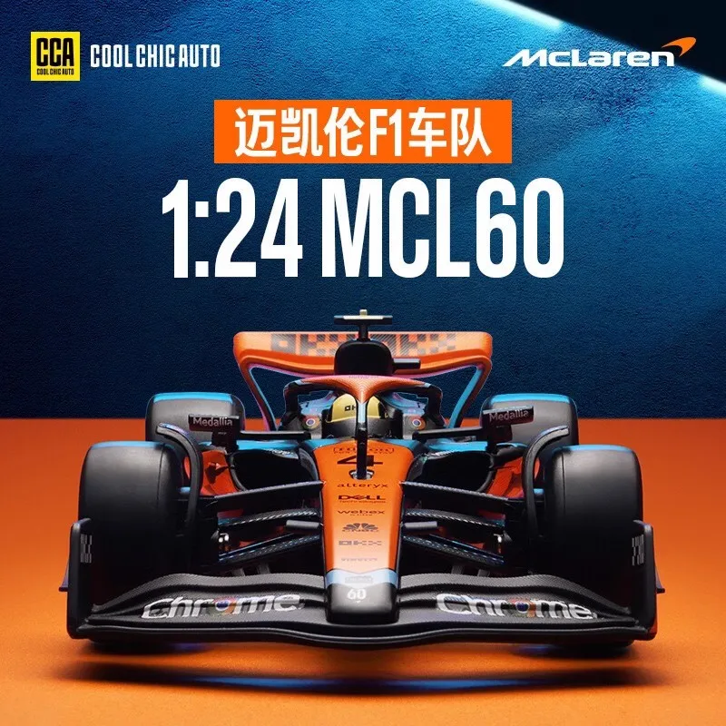 

CCA 1/24 сезон 23, гоночный автомобиль Mclaren MCL60, литая под давлением модель автомобиля из сплава, коллекционная модель для взрослых, украшение для мебели