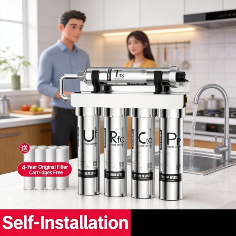 

Stainless Steel 5 Stage Ultrafiltration Water Purifier Household Direct Drinking Water Filter Machine