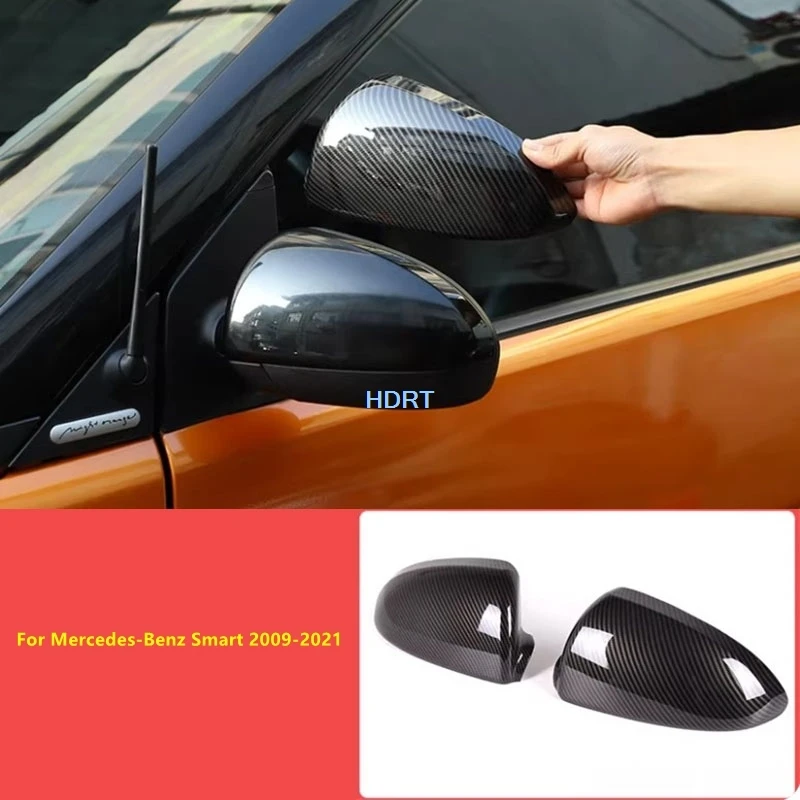 

For Mercedes-Benz Smart 451 453 2009-2021 Car Style Rear View Mirror Cover Reverse Mirror Shell Protector Decoration Accessories