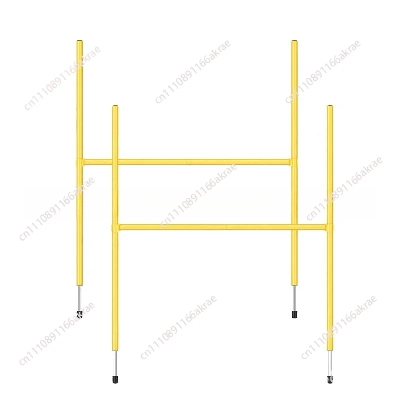 Football Training Signature Rod Basketball Training Rod Removable Ground Rod Portable Obstacle