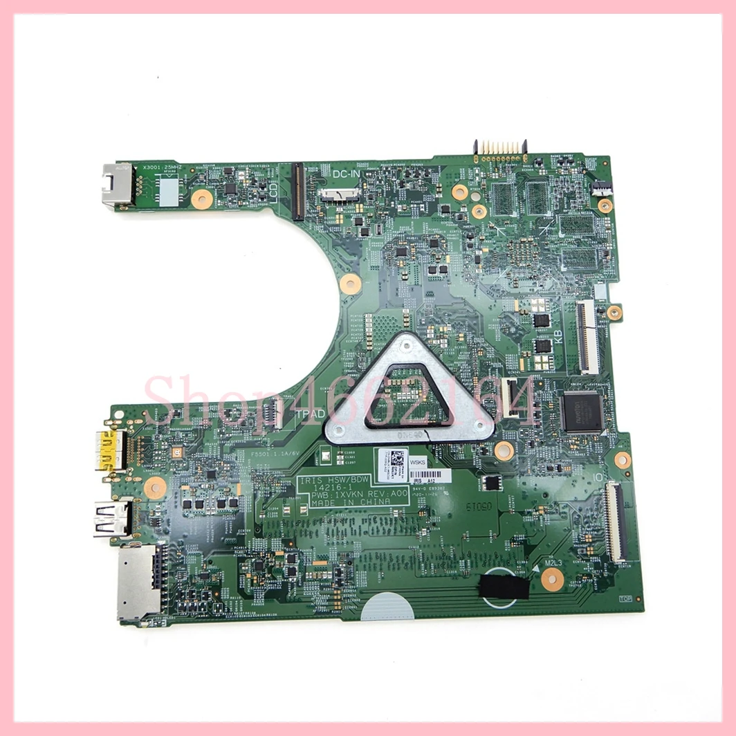 14216-1 With i5-5200U CPU GT920M-V2G GPU Notebook Mainboard For Inspiron 15 3558 Laptop Motherboard 100% Tested OK