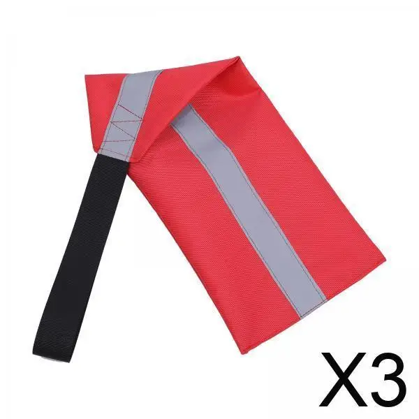 

Kayak Traveling Safety Sign Red Reflective Oxford Cloth Trailer Warning Flag for Boat Cargo Inspection