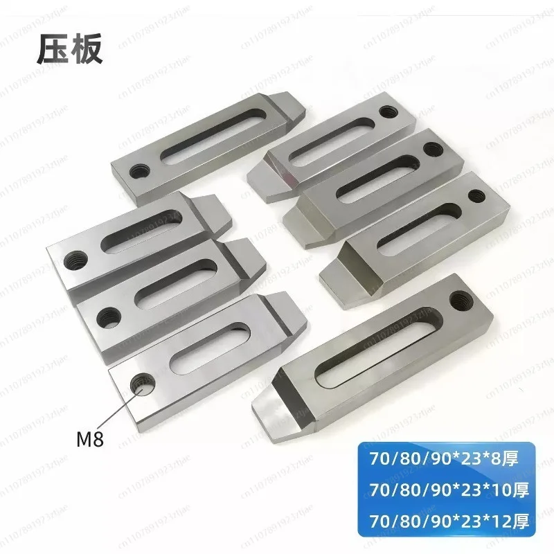 120x100x15mm M8 Stainless Fixture Board, EDM Clamping Jig for Machining Center
