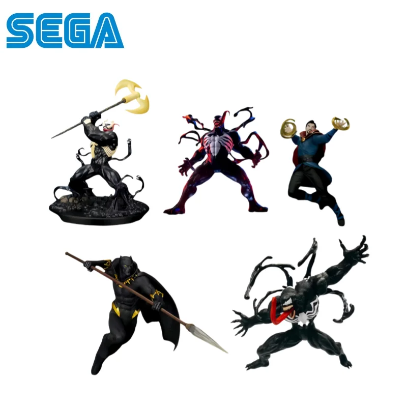 

Sega In Stock Original Box Garage Kit Venom Black Panther Dr Strange Anime Characters Collectible Original Action Figure Statue