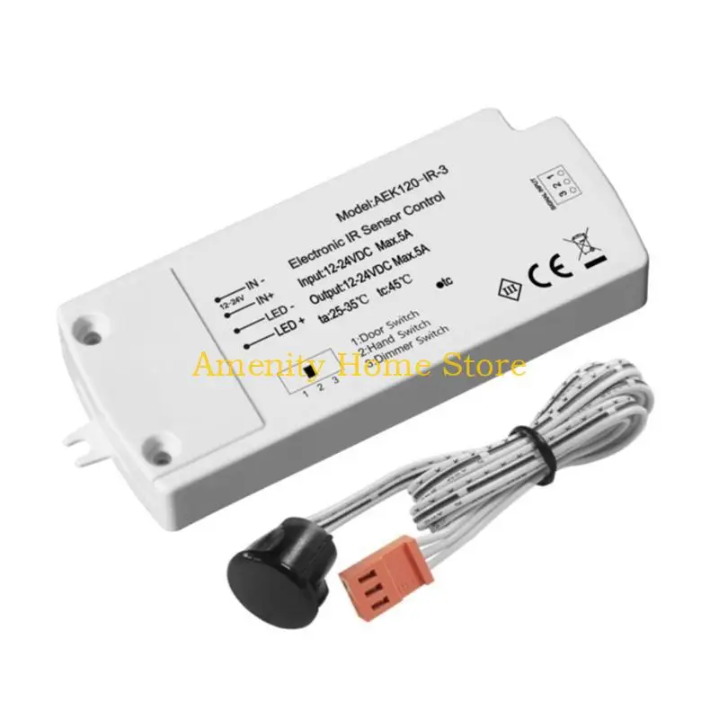 F26C البلاستيك LED محول آمن LED سائق إمدادات الطاقة لا ضوضاء سهلة التركيب DC12 / 24V ترقيات للإضاءة الداخلية