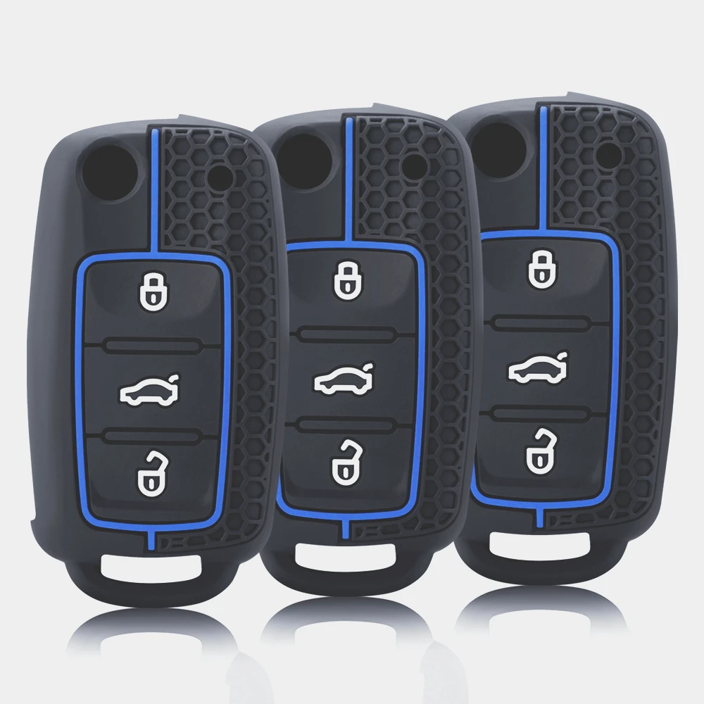 

Модный силиконовый чехол для ключей от автомобиля для VW Volkswagen Polo Tiguan Passat B5 B6 B7 Golf 4 5 6 MK6 Jetta Lavida Skoda Octavia Seat