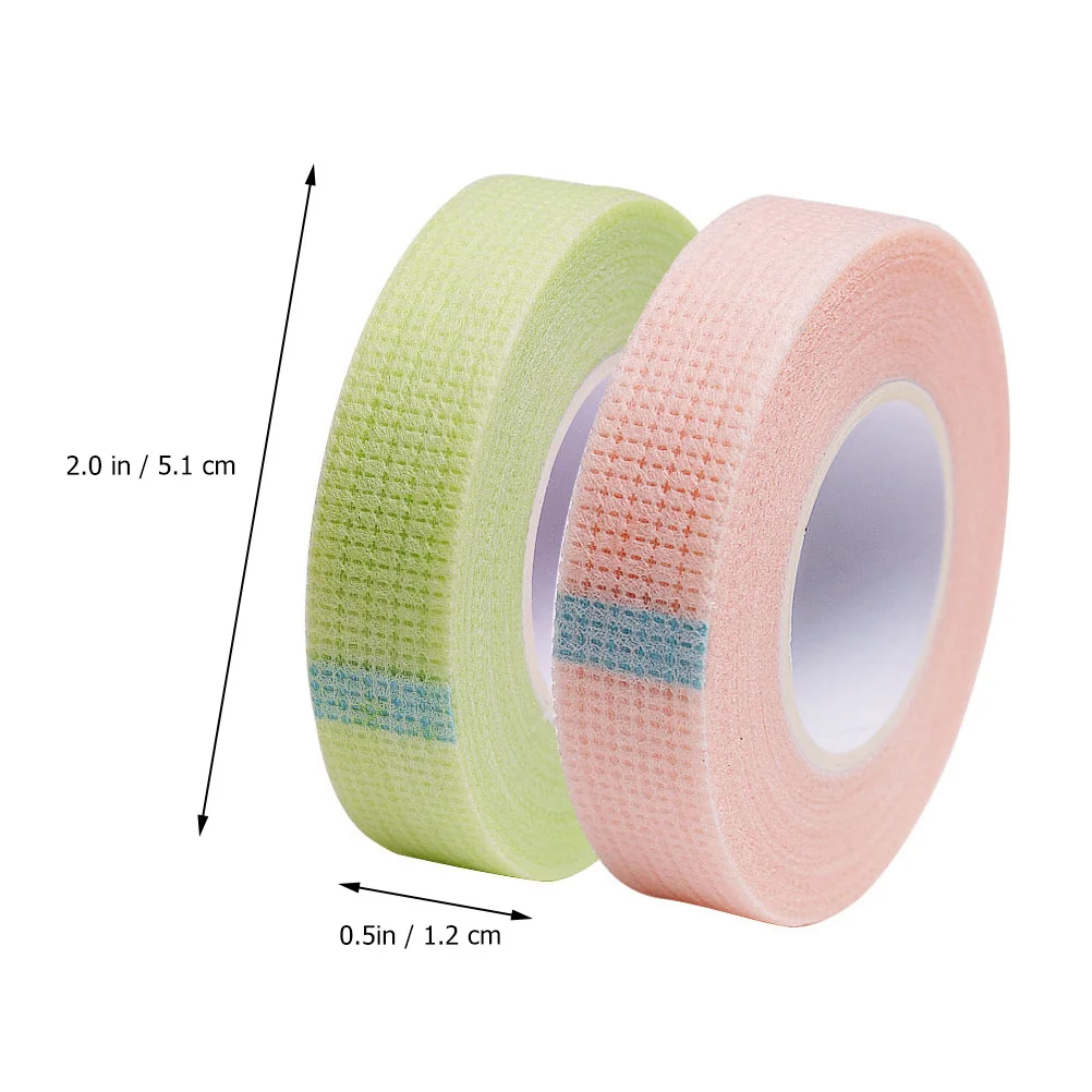 6 Rolls Eyelash Grafting Tapes Non-Woven Material Easy to Remove and Cut Perfect for Eyelash Extensions Lash Extension Tapes
