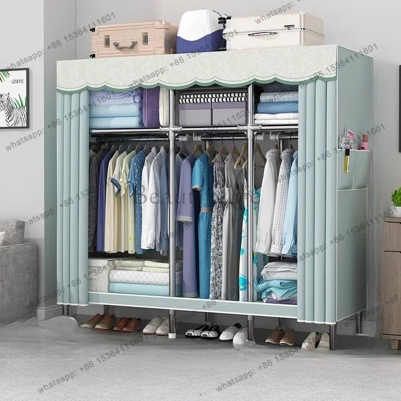 Factory Direct Detachable Queen Wardrobe Portable Storage Kids Folding Wardrobe Drawer Clothes Armario Plegable Para Ropa Salon