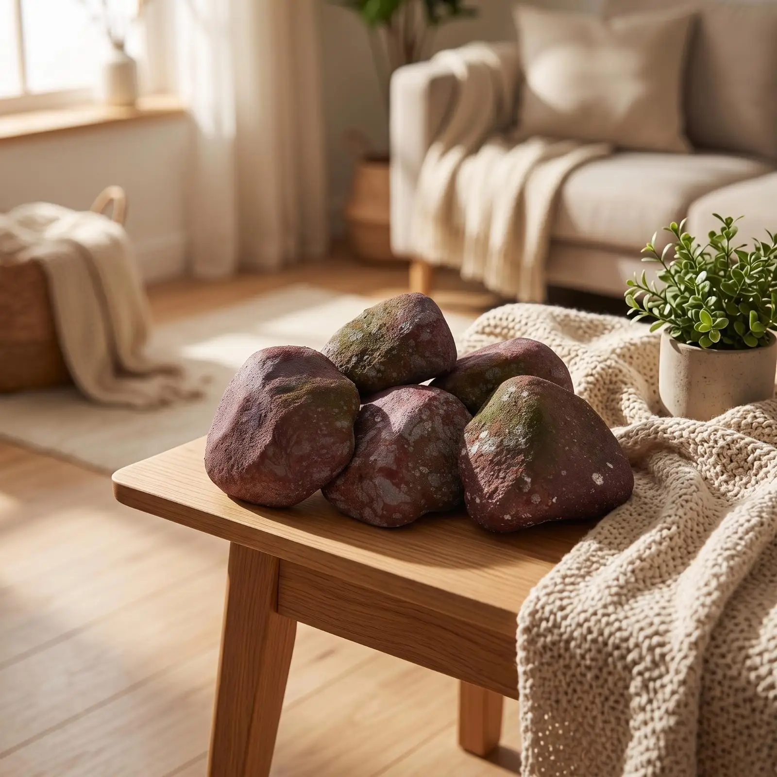 Natural Looking Faux Stone Set for Miniature Garden Styling Professional Photo Shoot Props
