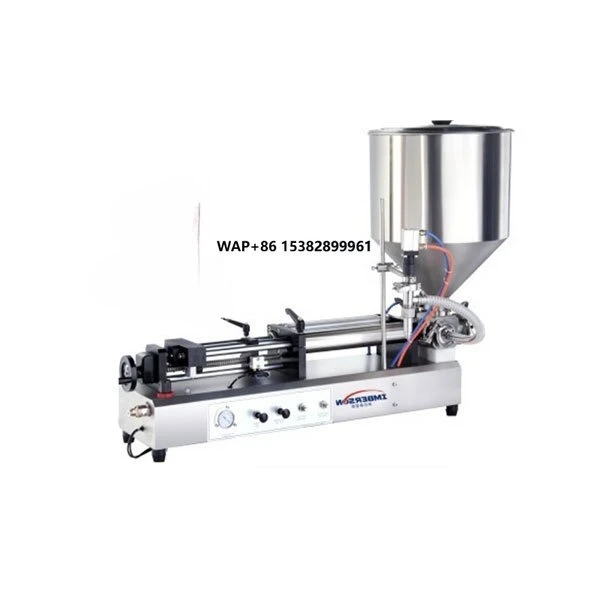 

Stainless Steel Horizontal Pneumatic Filling Machine Semi Automatic for Cream Sauce Detergent