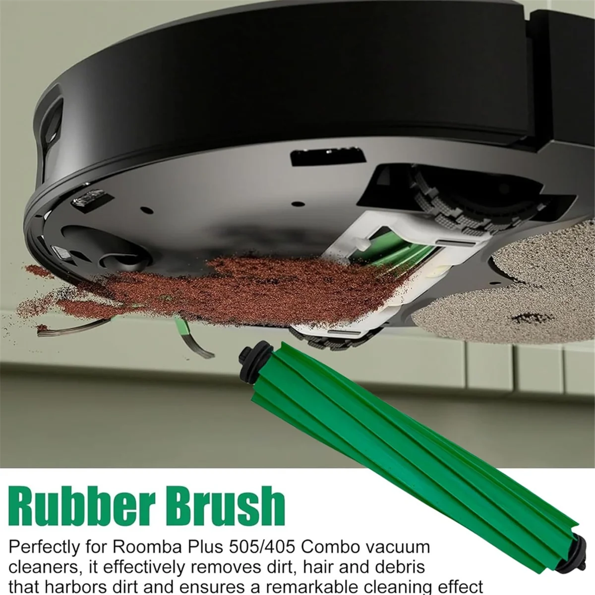 

Accessories Kits for Plus 505/405 Combo Robot Vacuum,Roller Brush,Mop Pads,Filters,Side Brush,Vacuum Bags