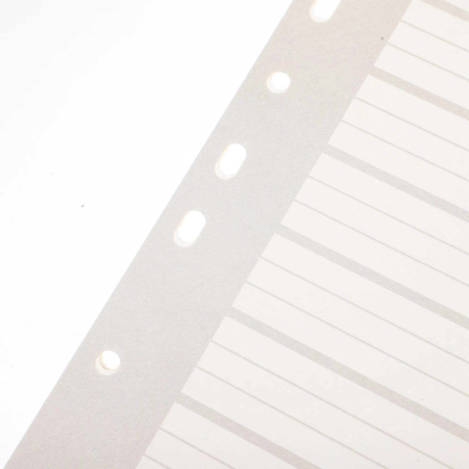 

1pc Binder Classification Tabs Plastic Notebook Dividers With Tabs Writable Index Dividers For Office Home School Use